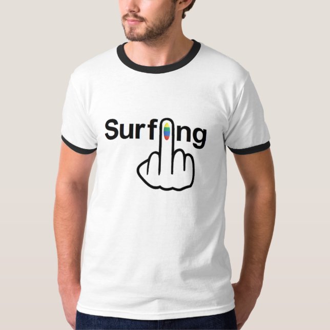 T - Shirt Surfing Dreh (Vorderseite)