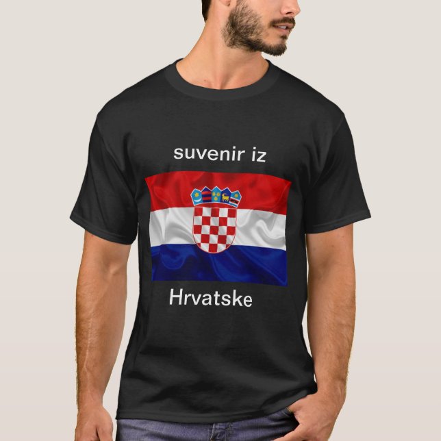 T - Shirt suvenir iz Hrvatske (Vorderseite)