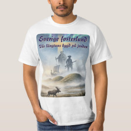 T-shirt — Sverige fosterland
