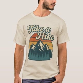 T-Shirt "Take a Hike" – Outdoor-Hiking-Shirt