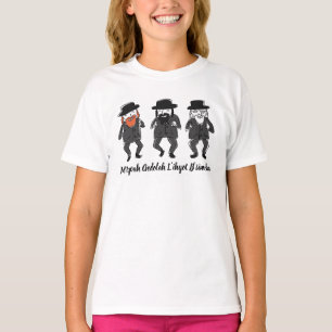 T-Shirt tanzende Rabbis jüdische Mädchen
