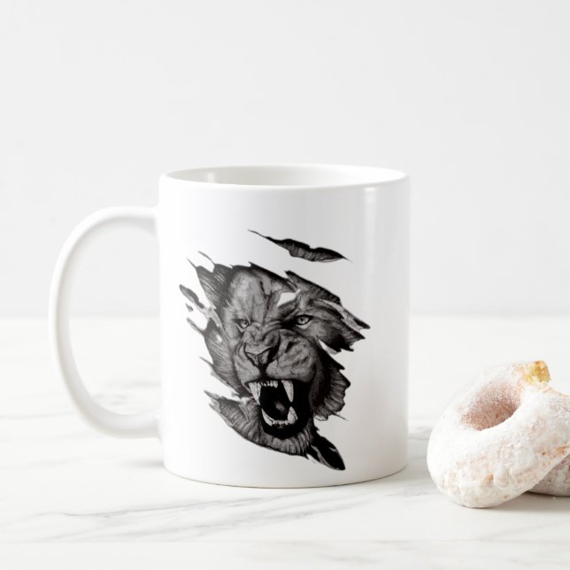 T - Shirt-Taste Kaffeetasse (Mit Donut)