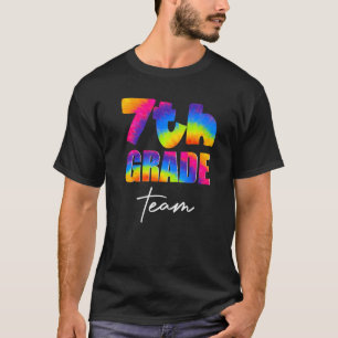 T-Shirt-Team-Tie-Dye-Würdigungstag-Rückseite T T-Shirt