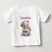 T-Shirt Teddybär-Baby-Party 