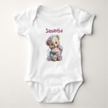 T-Shirt Teddybär-Baby-Party 