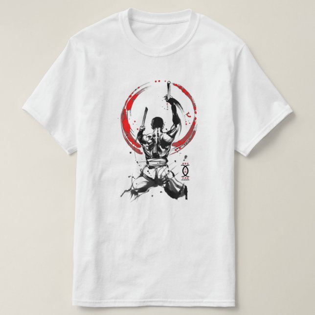 T - Shirt Test-Taiko-Drummer weiß (Design vorne)