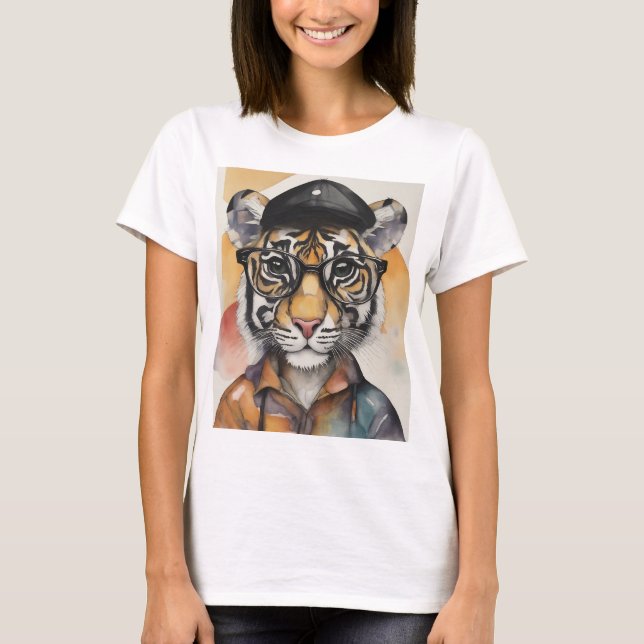 T - Shirt Tigercub Print (Vorderseite)