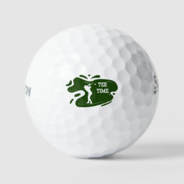 T-Shirt Time Golf Balls Golfball