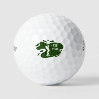 T-Shirt Time Golf Balls Golfball