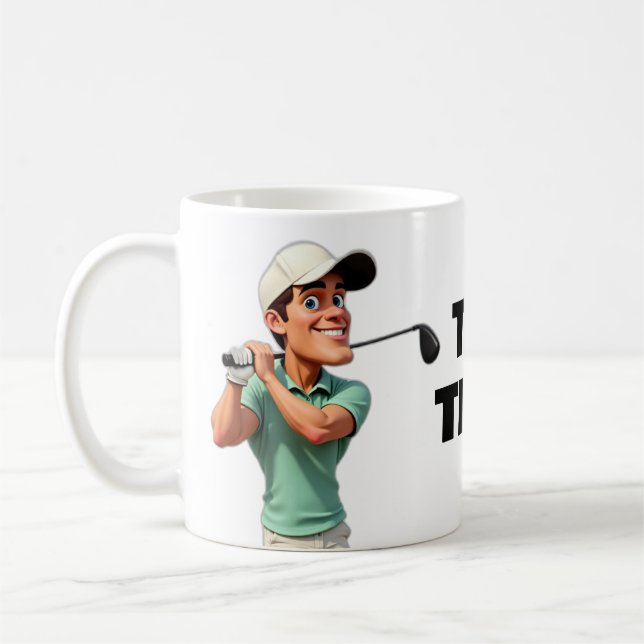 T-SHIRT TIME Golf Sporting Goods New Office Kaffeetasse (Links)