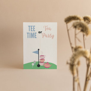 T-Shirt Time or Tee Party Guest Guessing Poster