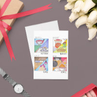 T-Shirt Time Tee Time Anniversary Card