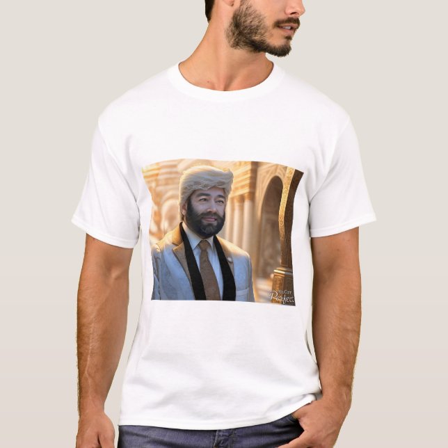 T - Shirt Titel: " 👔 Gentleman's Elegance: Ein 🎨 (Vorderseite)