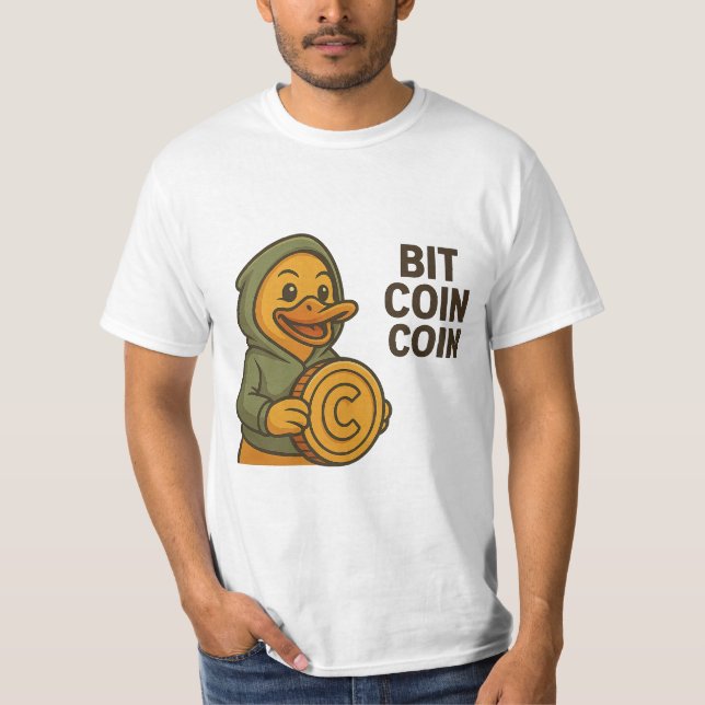 T-Shirt To the Moon oder Étang - Humour crypto (Vorderseite)