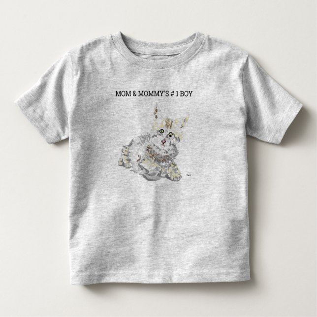 T - Shirt TODDLER MAMA & MOMMY'S BOY (Vorderseite)