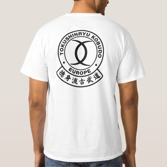 T-Shirt Tokushinryu, Kobudo, Europa (Rückseite)
