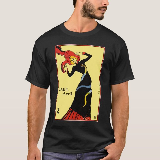 T - Shirt: Toulouse-Lautrec - Jane Avril T-Shirt (Vorderseite)