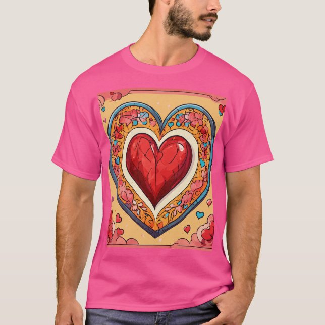 T - Shirt, Traditionelle Tinte: Kunst am Stoff T-Shirt (Vorderseite)