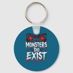 T-Shirt tragen Monster existieren Gruselige Augen Schlüsselanhänger
