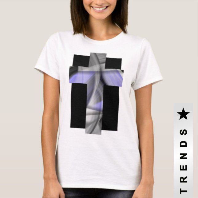 T - Shirt Trend Abstrakt Lavendel Violet (Von Creator hochgeladen)