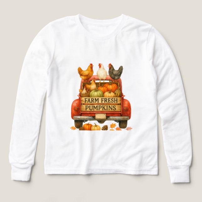 T - Shirt Tri Blend - Herbst Kinder Sweatshirts (Design Vorderseite)