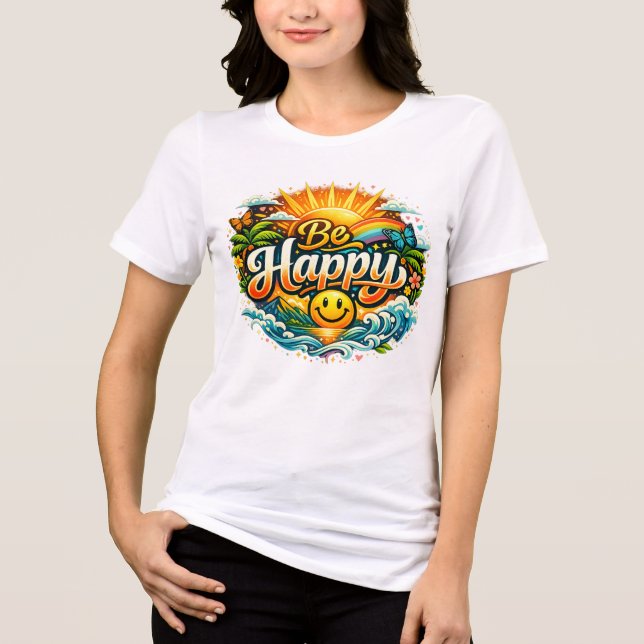 T-Shirt Tri-Blend Shirt (Vorderseite)