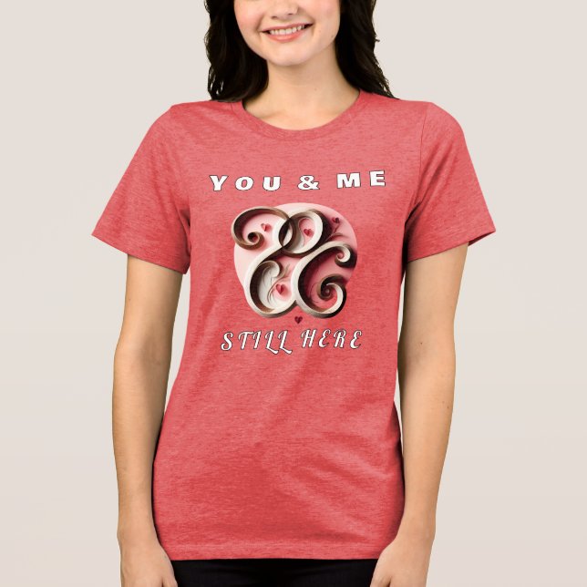 T-Shirt Tri-Blend Shirt (Vorderseite)