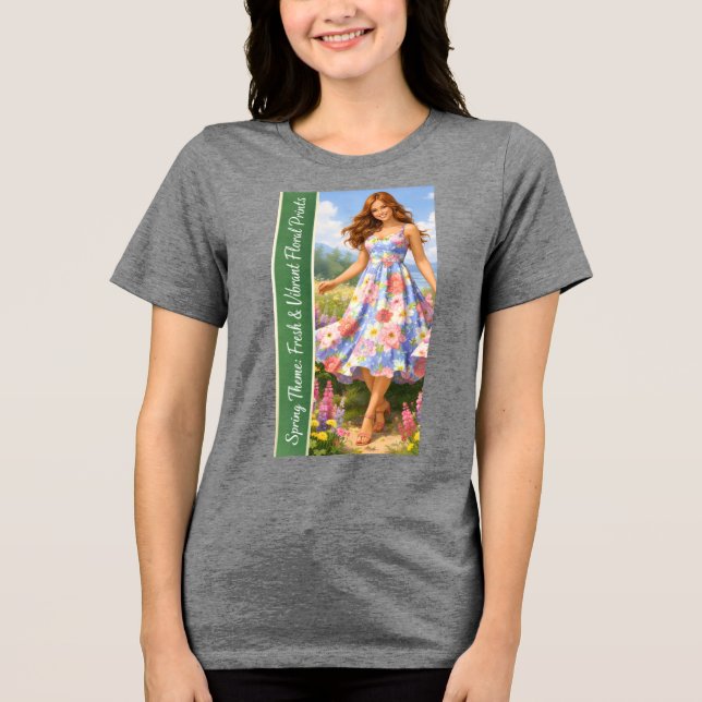 T-Shirt Tri-Blend Shirt (Vorderseite)