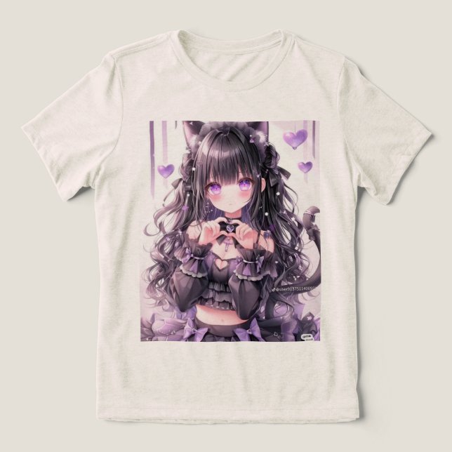 T-Shirt Tri-Blend Shirt (Design Vorderseite)