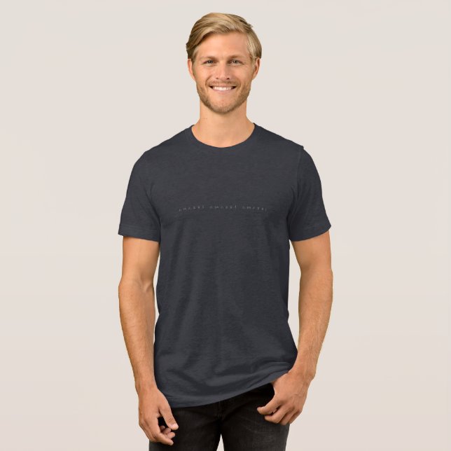 T-Shirt Tri-Blend Shirt (Vorderseite voll)