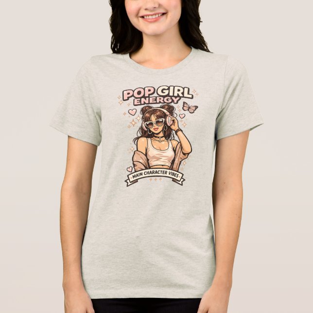 T-Shirt Tri-Blend Shirt (Vorderseite)