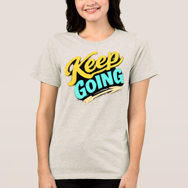 T-Shirt Tri-Blend Shirt (Vorderseite)
