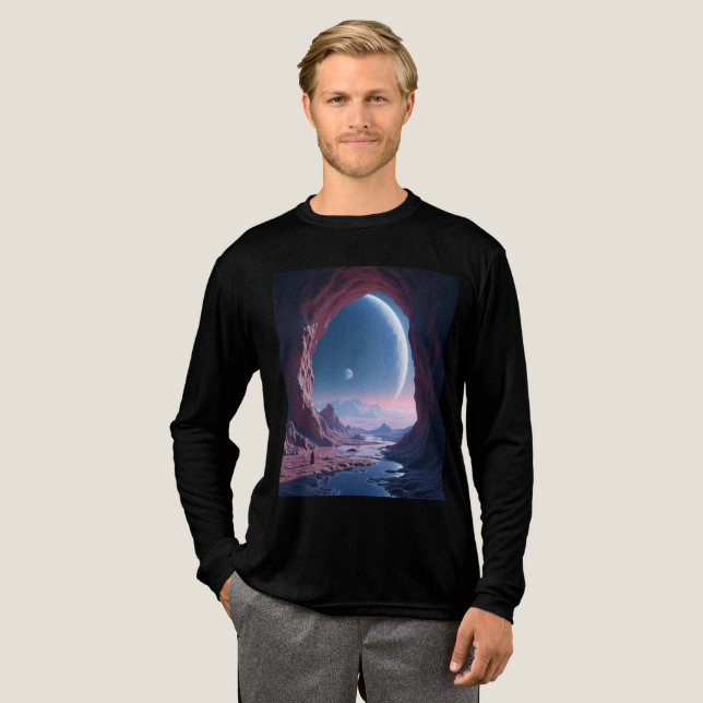 T-Shirt Tri-Blend Shirt (Volle Vorderseite)