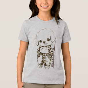 T - Shirt-Tri-Blend-Shirt mit benutzerdefinierten  Tri-Blend Shirt