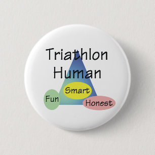 T-SHIRT Triathlon-Mensch Button
