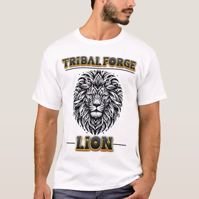 T - Shirt "Tribal Forge Lion (Vorderseite)