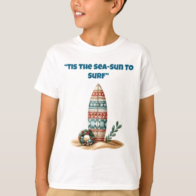 T-Shirt-Tropical Christmas Family T Shirt (Vorderseite)