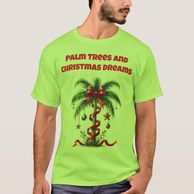 T-Shirt-Tropical Christmas Family T-Shirts (Vorderseite)