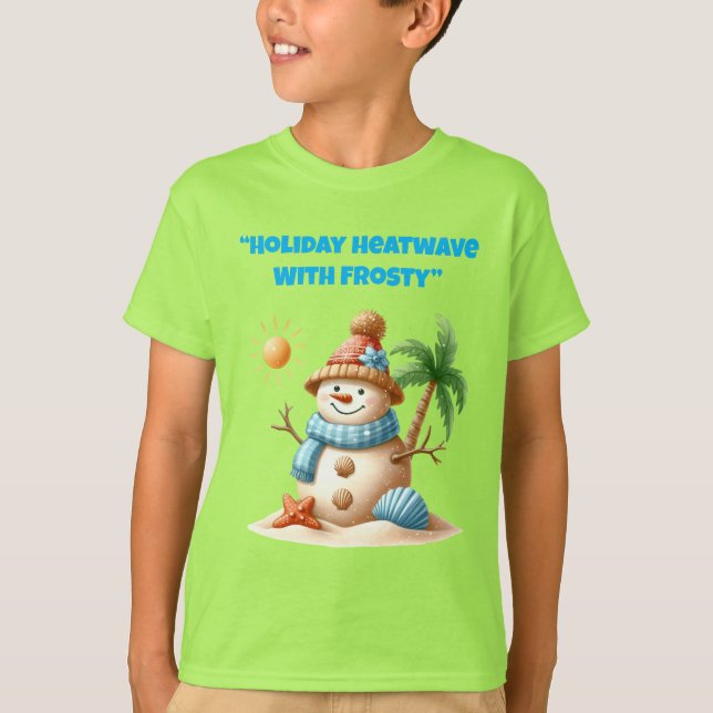 T-Shirt- Tropical Christmas Family Tshirts (Vorderseite)