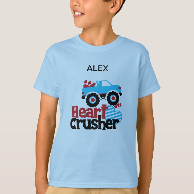 T - Shirt "TRUCK HEART CRUSHER" (Vorderseite)