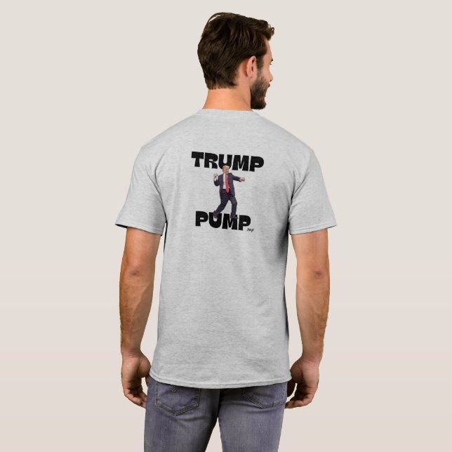 T - Shirt "Trump Pump" (Schwarz voll)