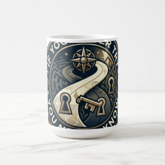 T-Shirt Try to Know: Vintage Golden Badge Design Kaffeetasse