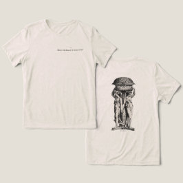 T-Shirt über die Stärke antiker griechischer Fraue Tri-Blend Shirt