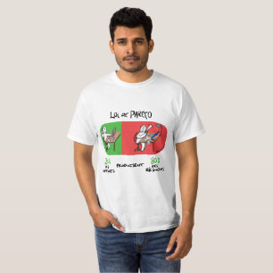 T-Shirt, um nicht zu viel davon an der Arbeit zu T-Shirt