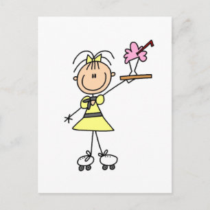 T - Shirt und Geschenke der 50er Jahre Postkarte