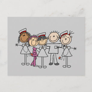 T - Shirt und Geschenke der Krankenwoche Postkarte