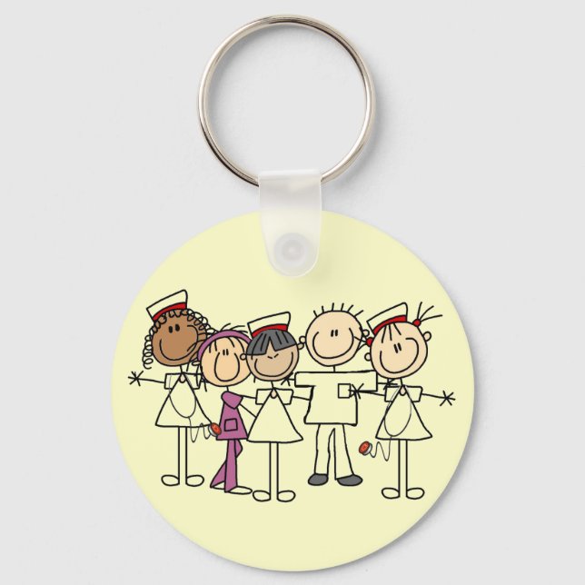 T - Shirt und Geschenke der Krankenwoche Schlüsselanhänger (Vorderseite)