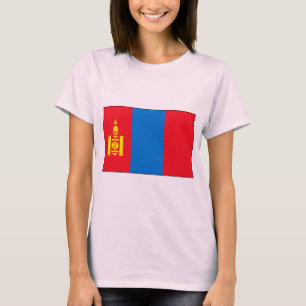 T - Shirt und Geschenke der mongolischen Flagge