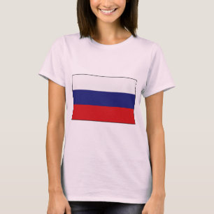 T - Shirt und Geschenke der russischen Flagge