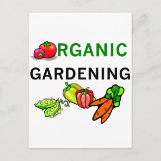 T - Shirt und Geschenke für Bio Gärten Postkarte